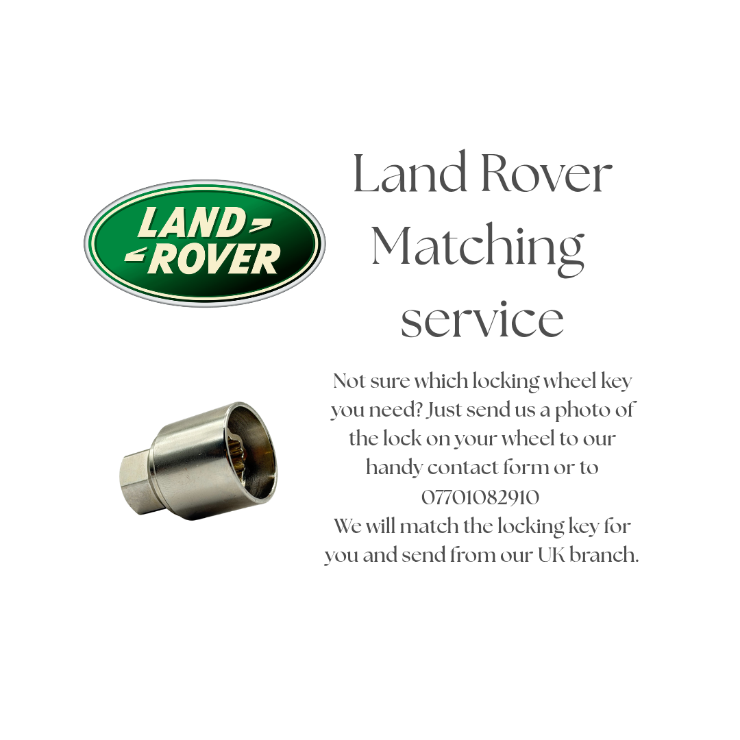 LAND ROVER LOCKING WHEEL KEY - MATCHING SERVICE - LRBFS LTD