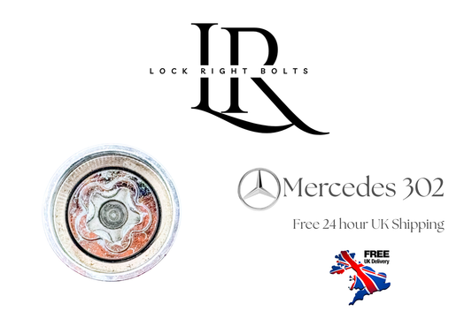 MERCEDES LOCKING WHEEL KEY - 302 - LRBFS LTD