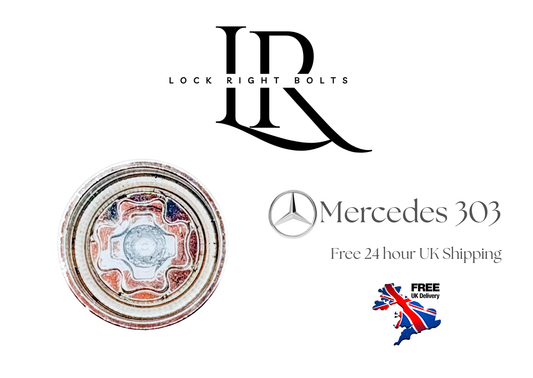 MERCEDES LOCKING WHEEL KEY - 303 - LRBFS LTD