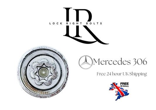 MERCEDES LOCKING WHEEL KEY - 306 - LRBFS LTD