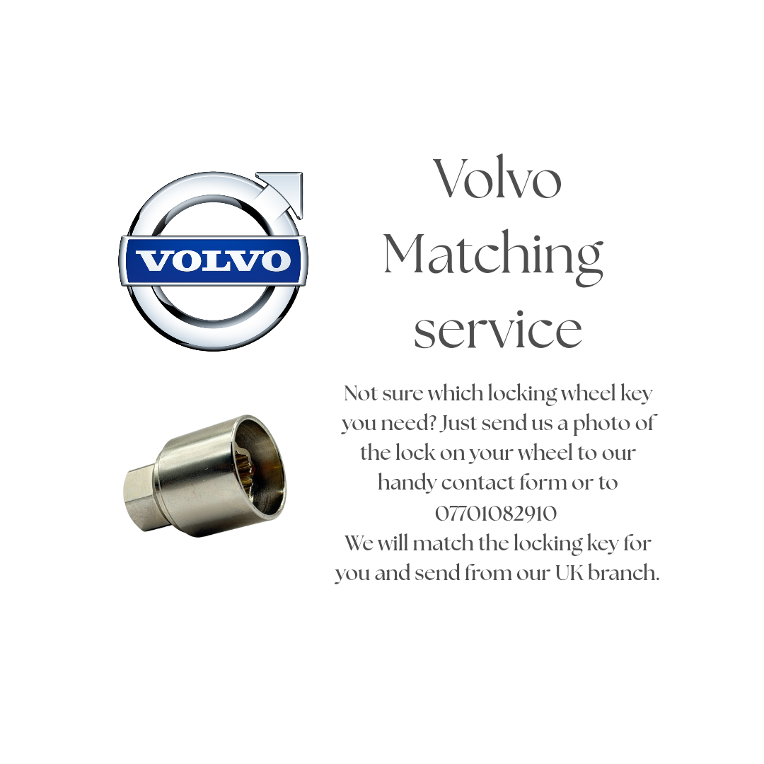 VOLVO LOCKING WHEEL NUT KEY - MATCHING SERVICE - LRBFS LTD