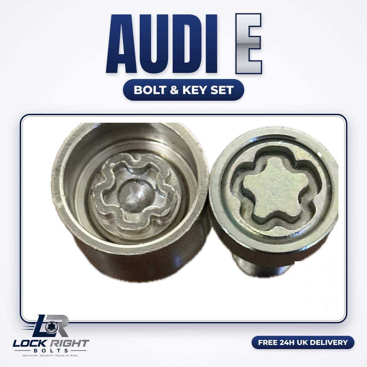 AUDI locking wheel bolt & key E - Lock Right Bolts