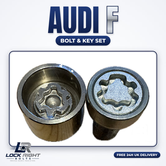 AUDI locking wheel bolt & key F - Lock Right Bolts