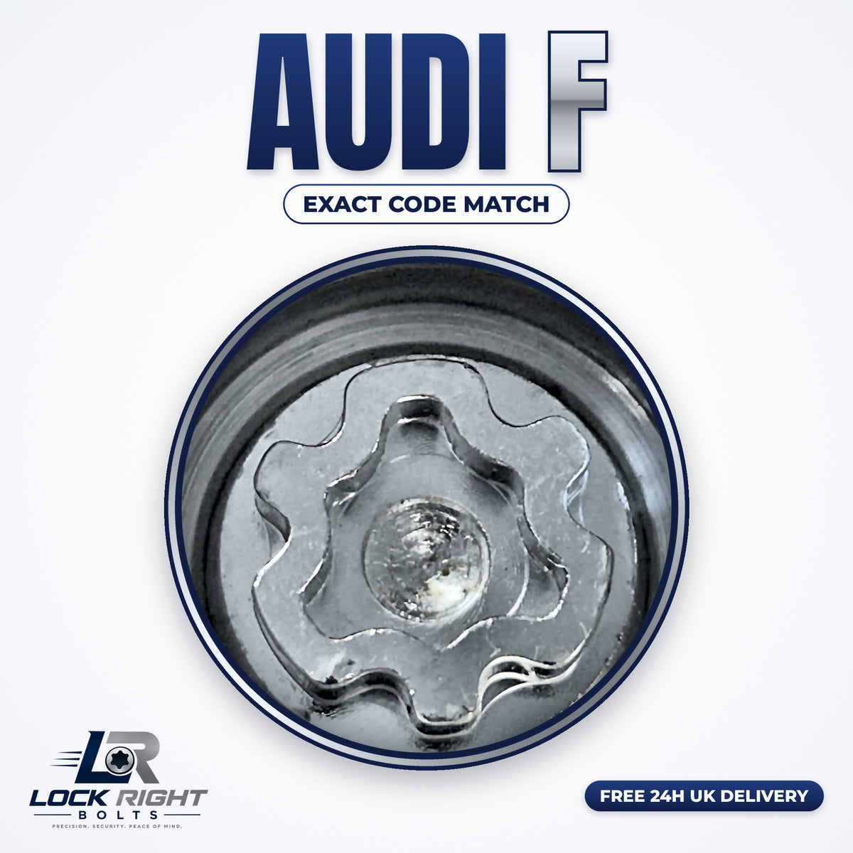 AUDI locking wheel key F - Lock Right Bolts