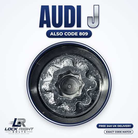 AUDI locking wheel key J (code 809) - Lock Right Bolts