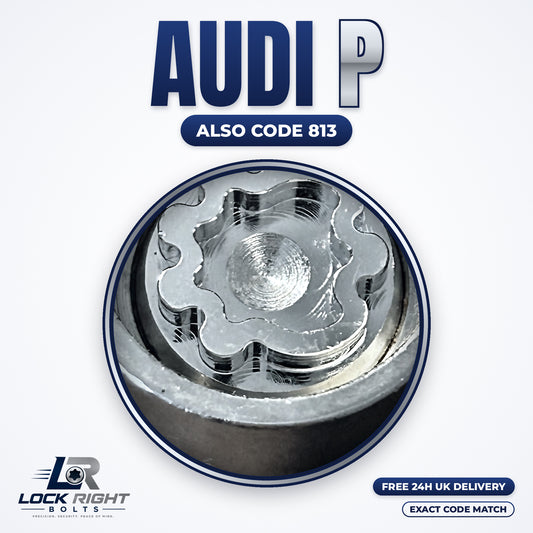 AUDI locking wheel key P (code 813) - Lock Right Bolts
