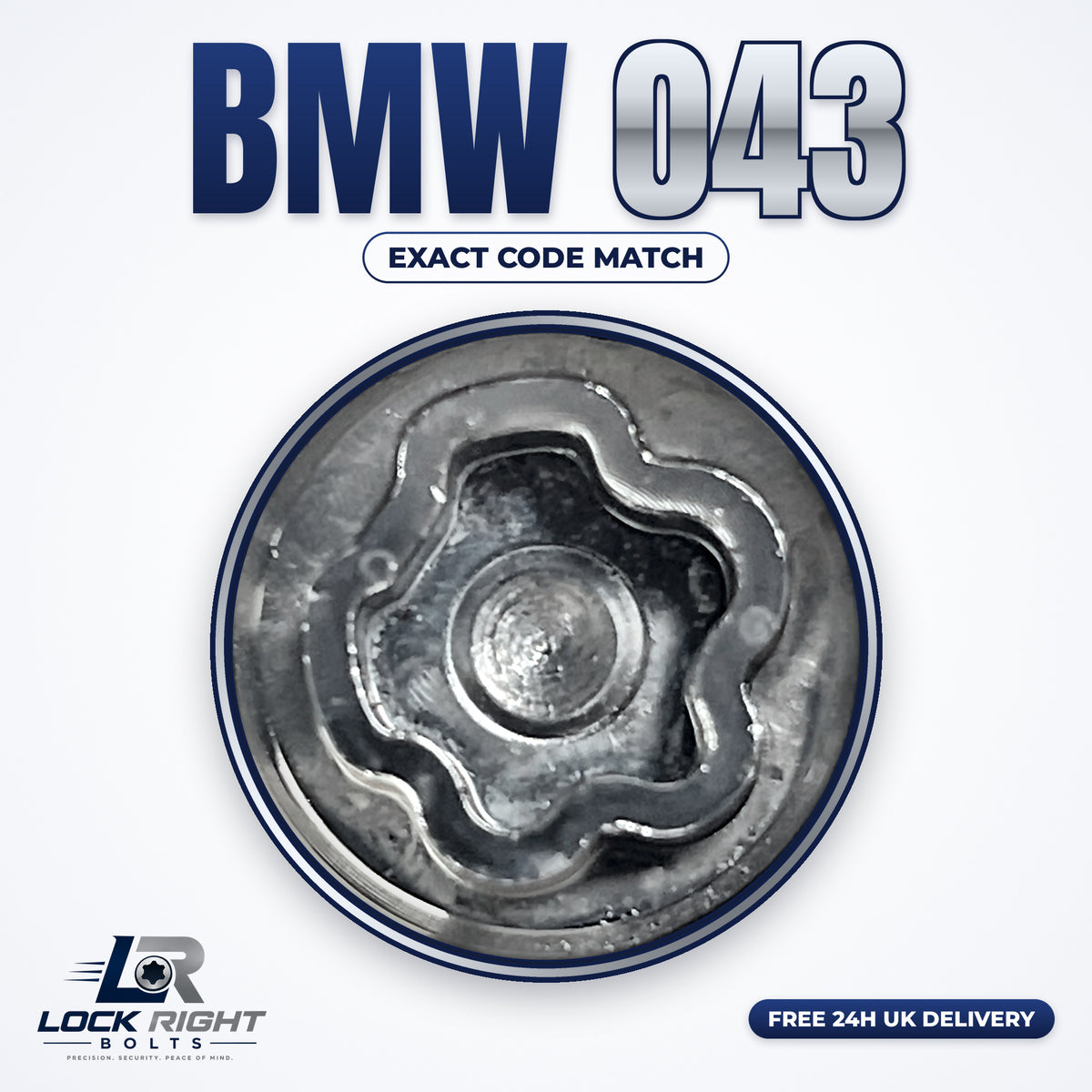 BMW locking wheel key 043 - Lock Right Bolts