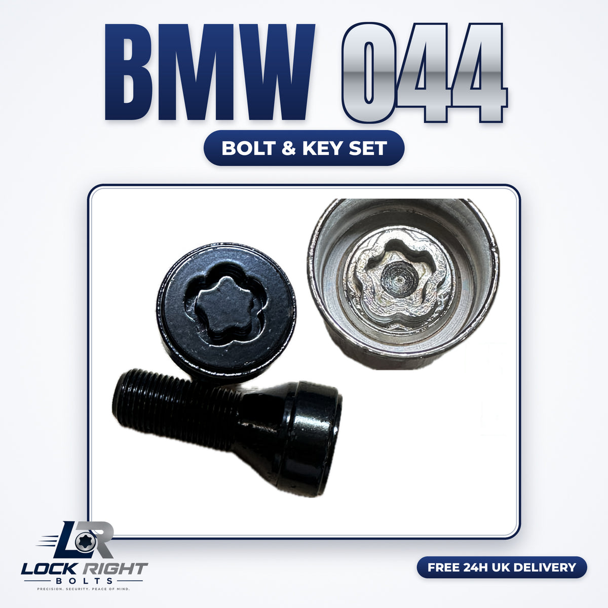 BMW locking wheel bolt & key set 044 - Lock Right Bolts