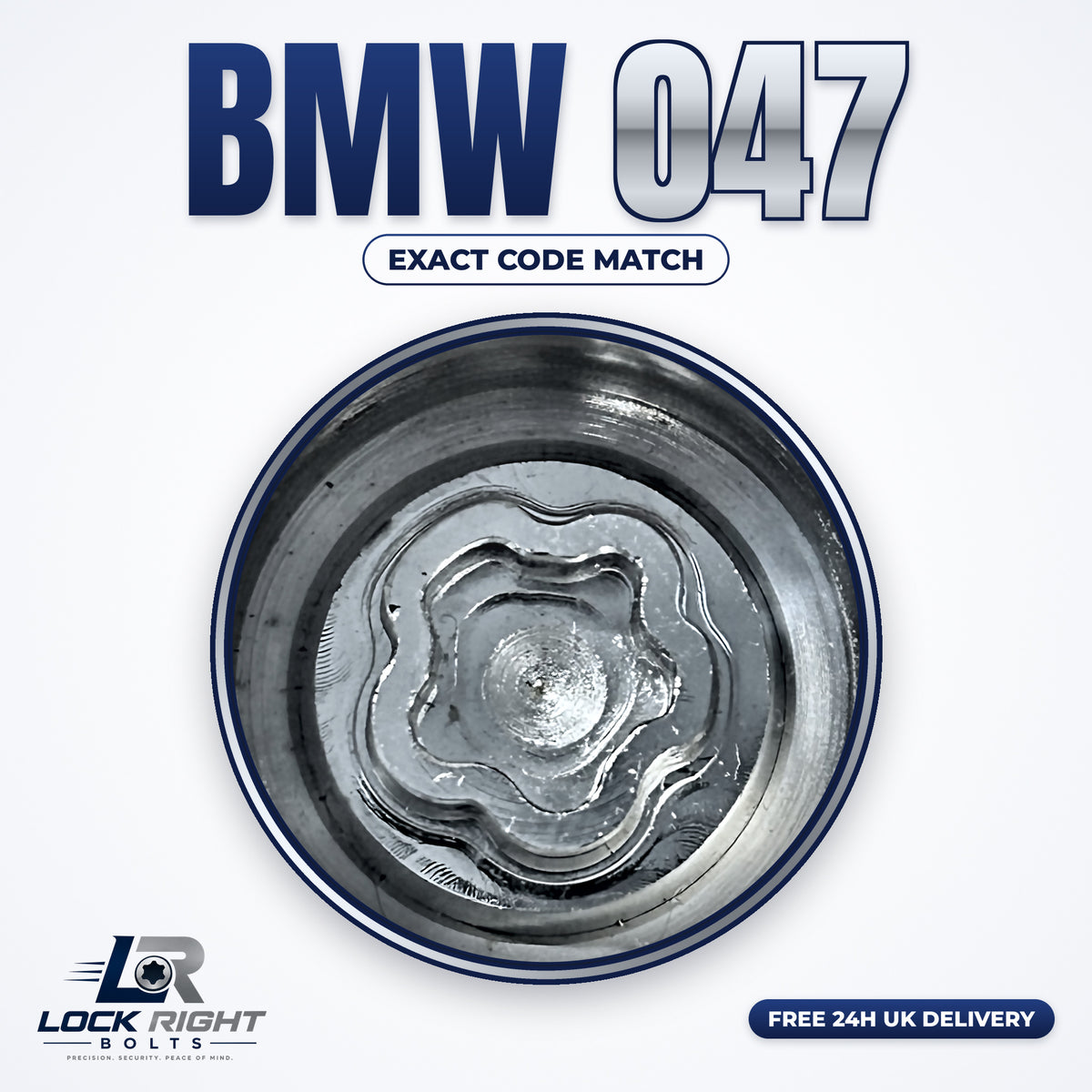BMW locking wheel key 047 - Lock Right Bolts