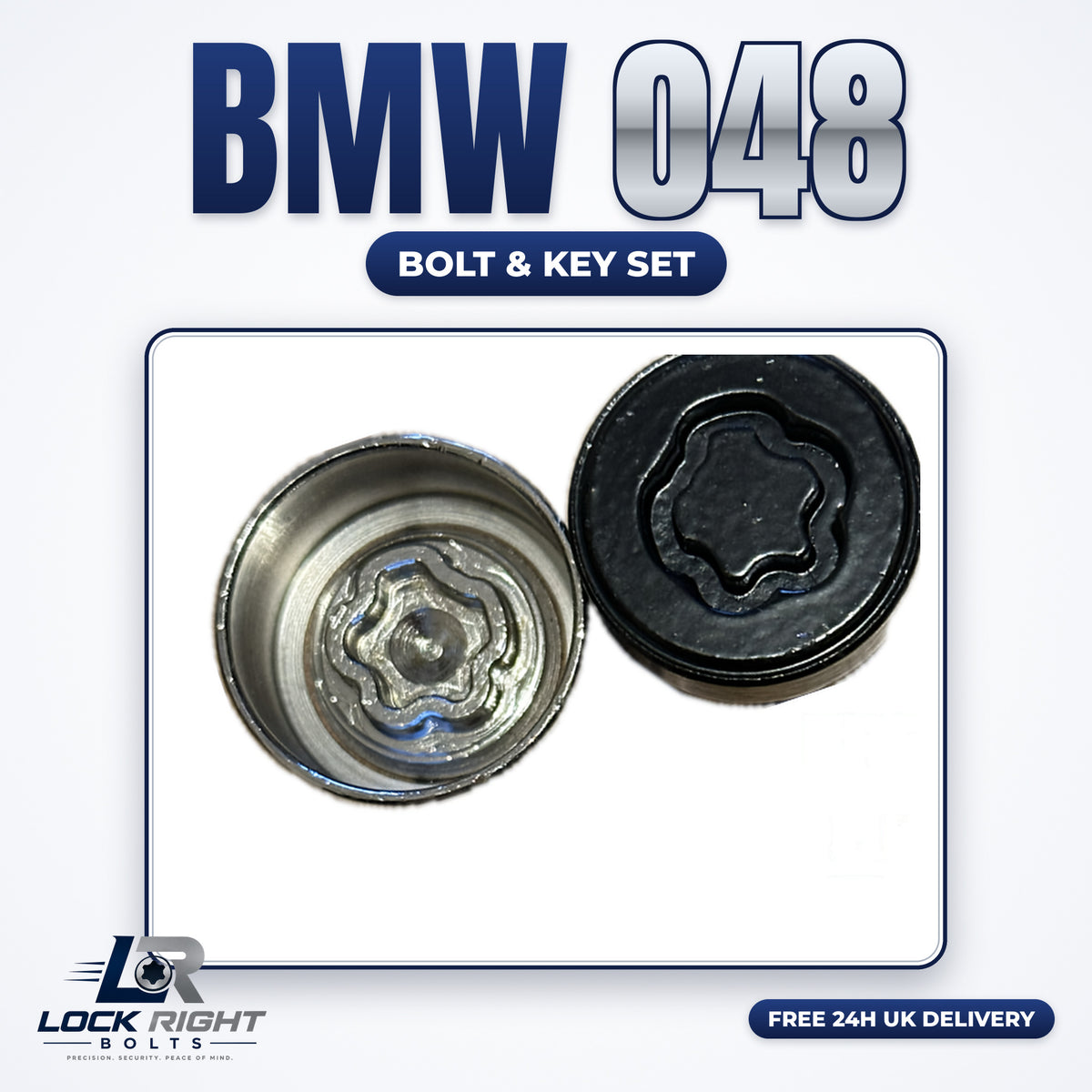 BMW locking wheel bolt & key set 048 - Lock Right Bolts