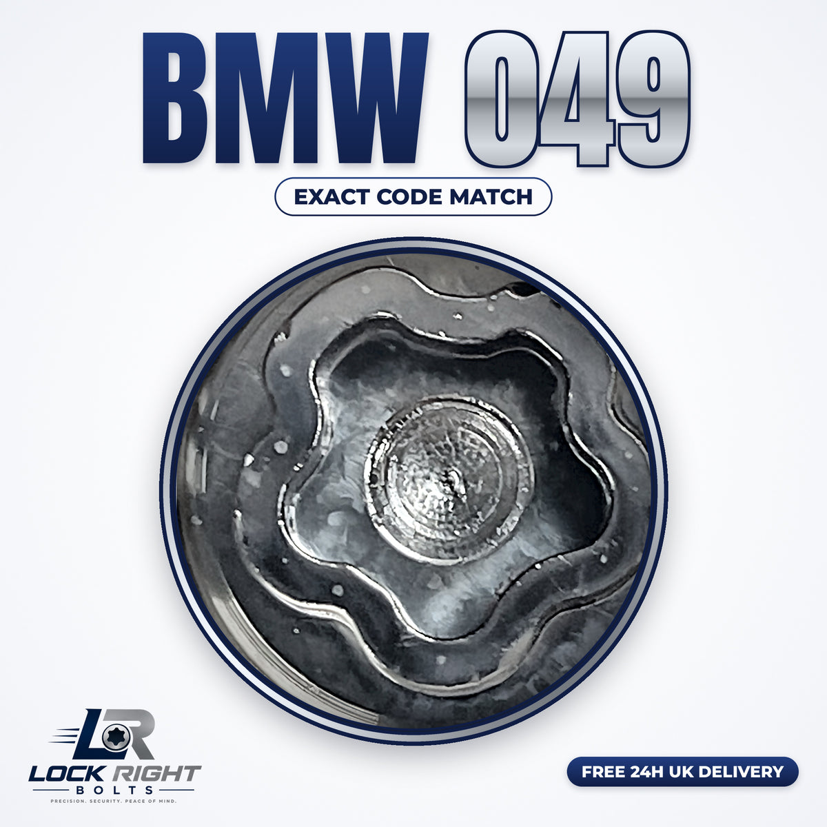 BMW locking wheel key 049 - Lock Right Bolts