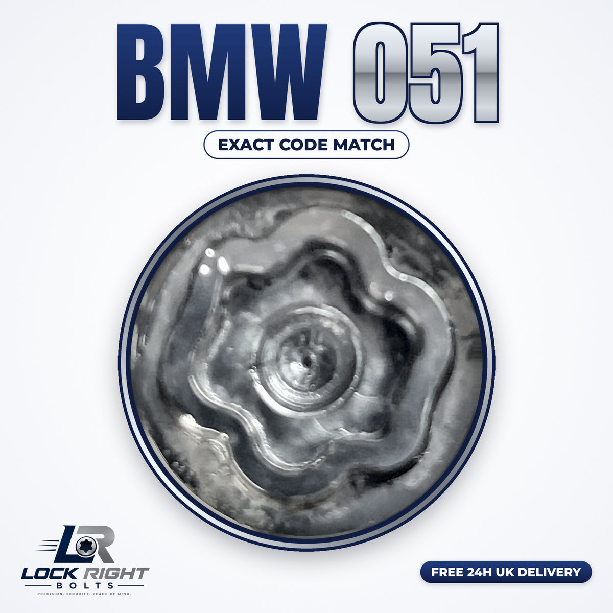 BMW locking wheel key 051 - Lock Right Bolts