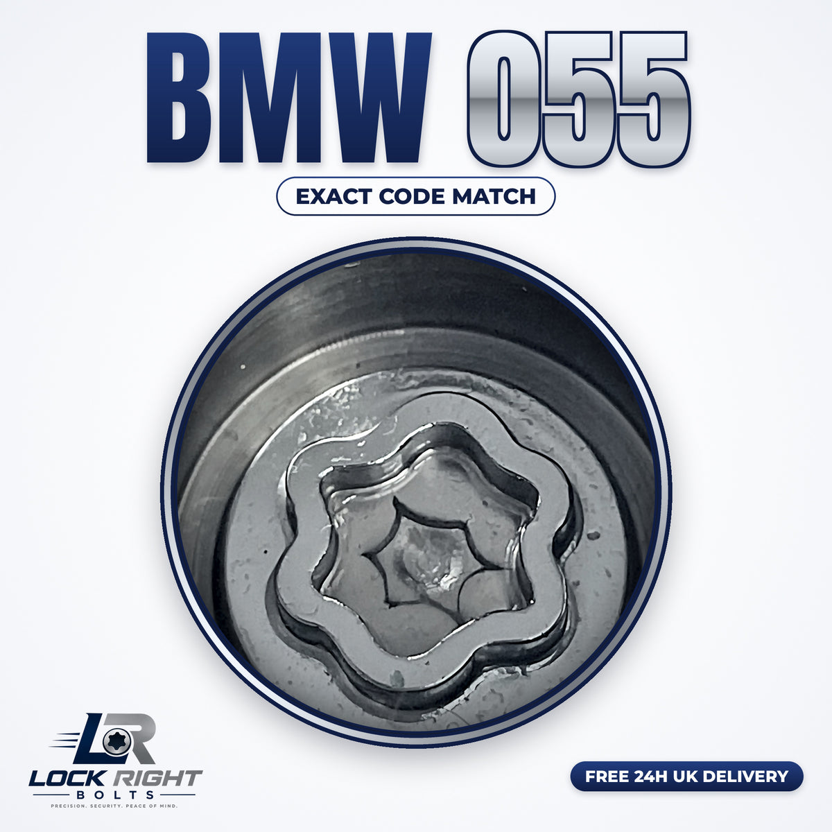 BMW locking wheel key 055 - Lock Right Bolts