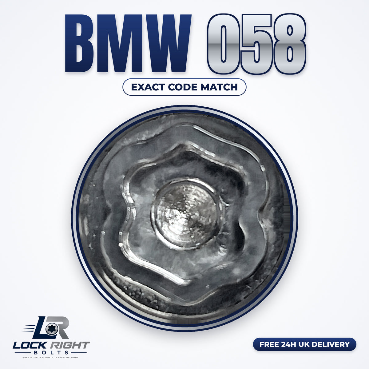 BMW locking wheel key 058 - Lock Right Bolts