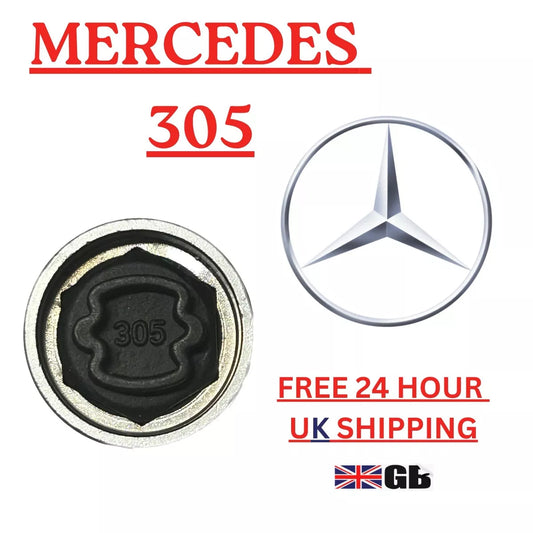 MERCEDES LOCKING WHEEL NUT KEY - 305 - LRBFS LTD