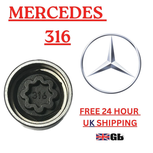 MERCEDES LOCKING WHEEL NUT - 316 - LRBFS LTD