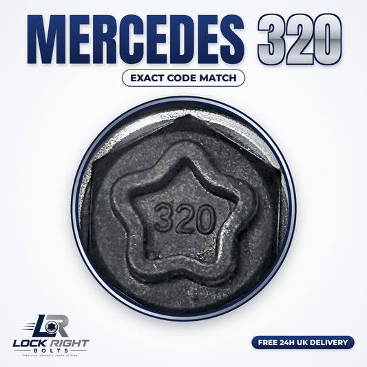 MERCEDES locking wheel key 320 - Lock Right Bolts