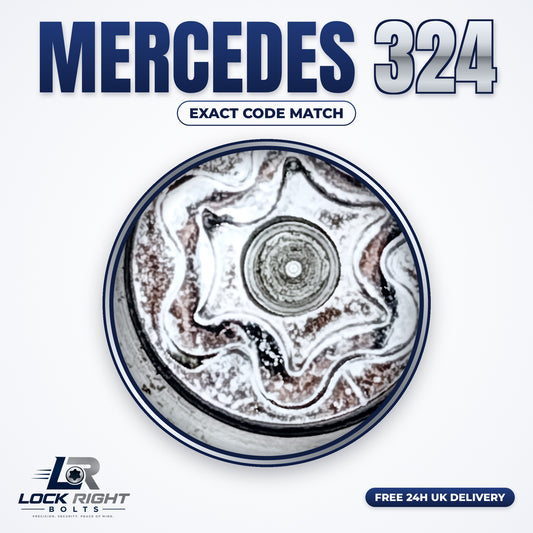 MERCEDES locking wheel key 324 - Lock Right Bolts