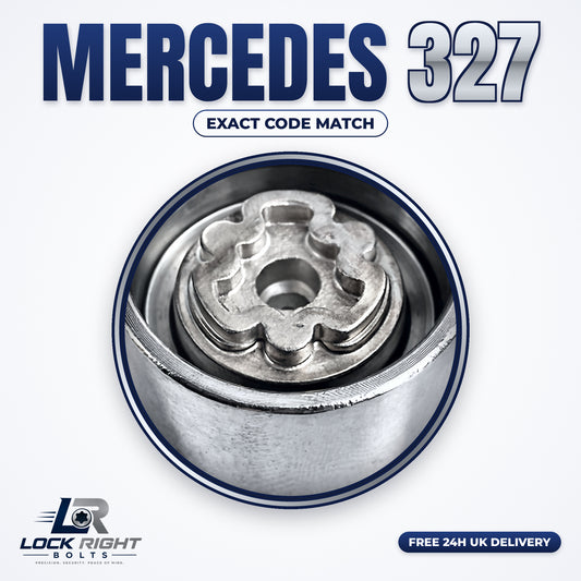 MERCEDES locking wheel key 327 - Lock Right Bolts