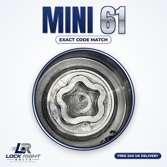 MINI locking wheel key 61 - Lock Right Bolts
