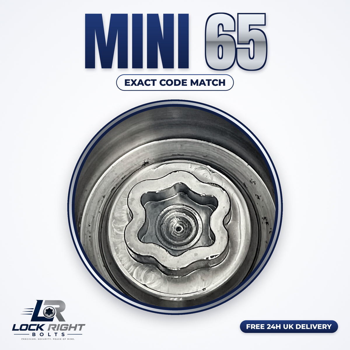 MINI locking wheel key 65 - Lock Right Bolts