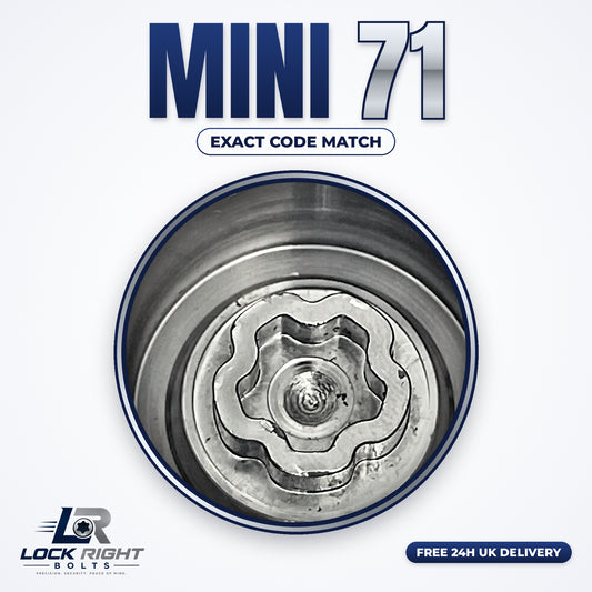 MINI locking wheel key 71 - Lock Right Bolts
