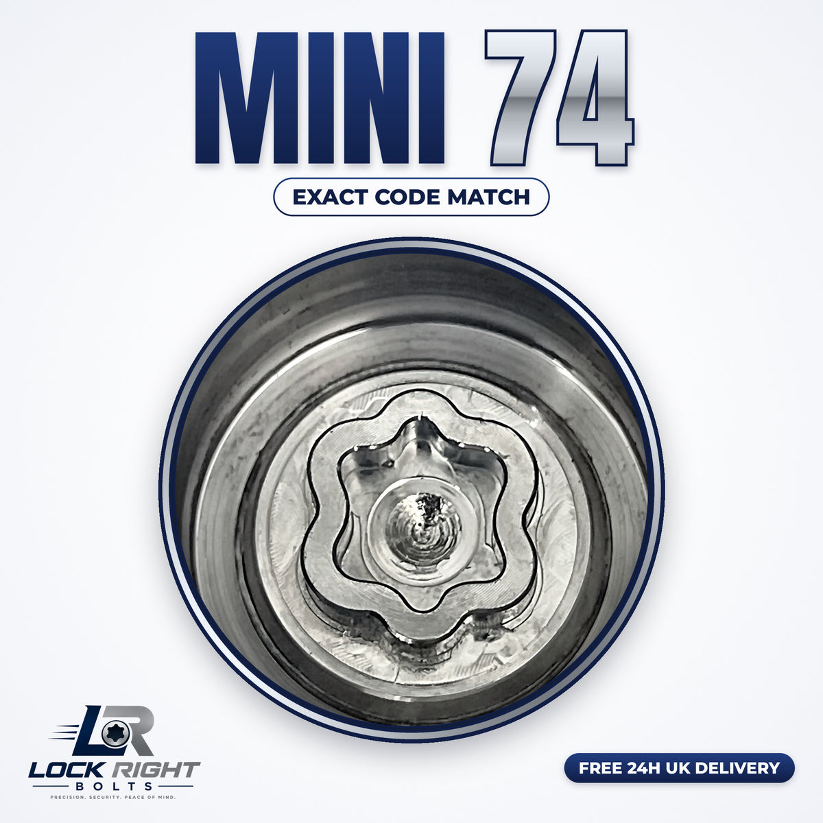 MINI locking wheel key 74 - Lock Right Bolts