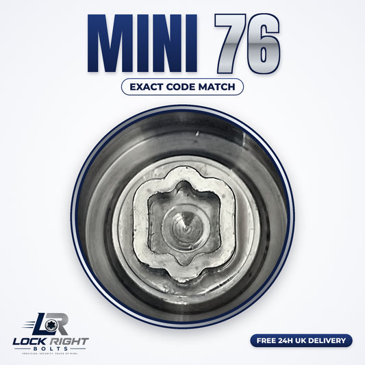 MINI locking wheel key 76 - Lock Right Bolts