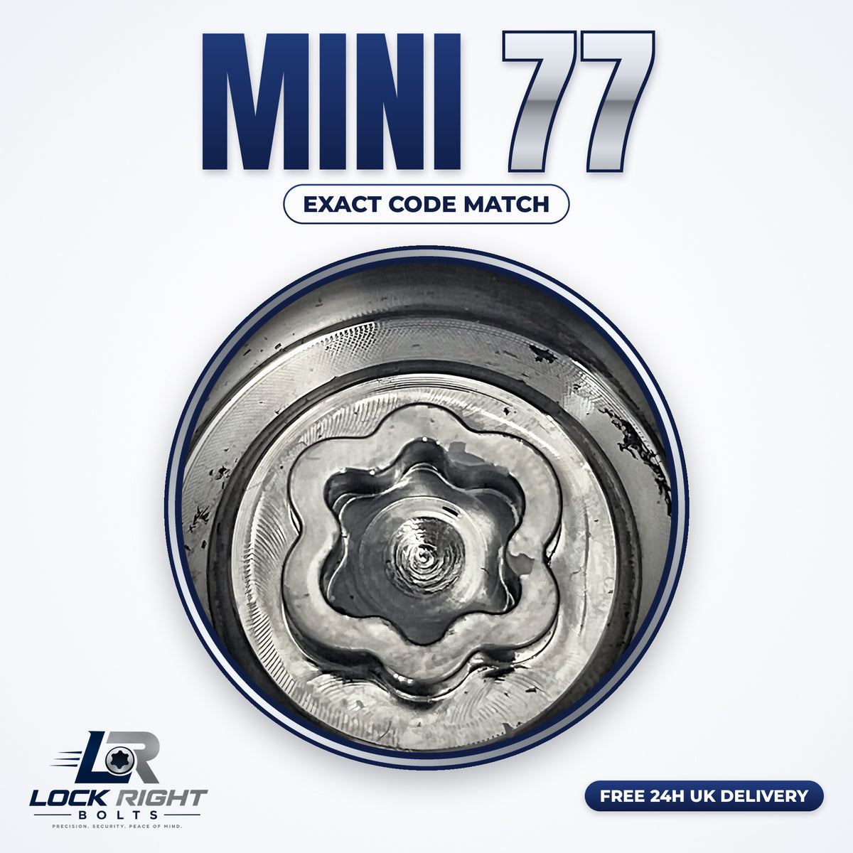 MINI locking wheel key 77 - Lock Right Bolts