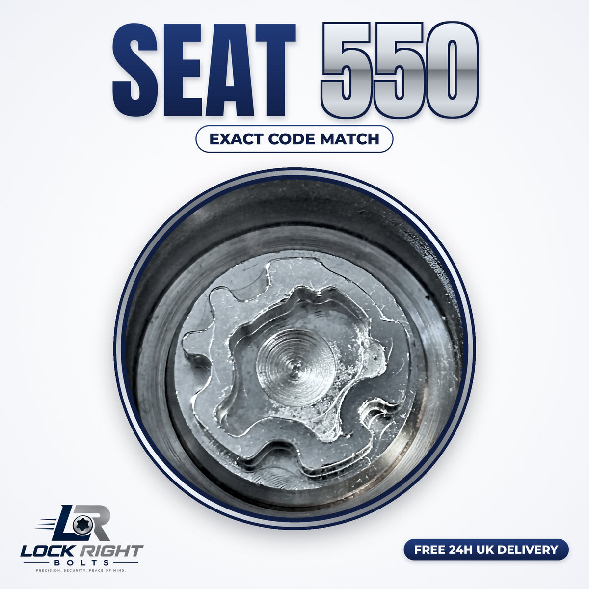 SEAT locking wheel key 550 - Lock Right Bolts