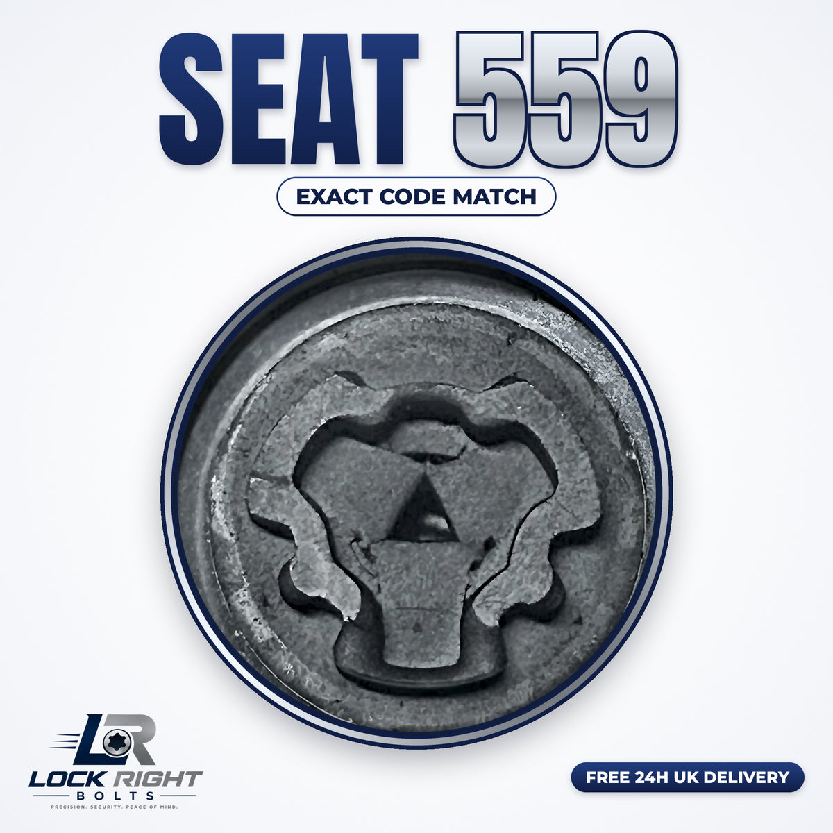 SEAT locking wheel key 559 - Lock Right Bolts
