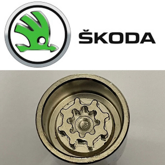 SKODA LOCKING WHEEL NUT KEY - LETTER G - CODE 767 - LRBFS LTD