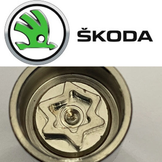 SKODA LOCKING WHEEL NUT KEY - LETTER L - CODE 770 - LRBFS LTD