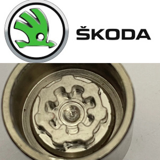 SKODA LOCKING WHEEL NUT KEY - LETTER S - CODE 776 - LRBFS LTD