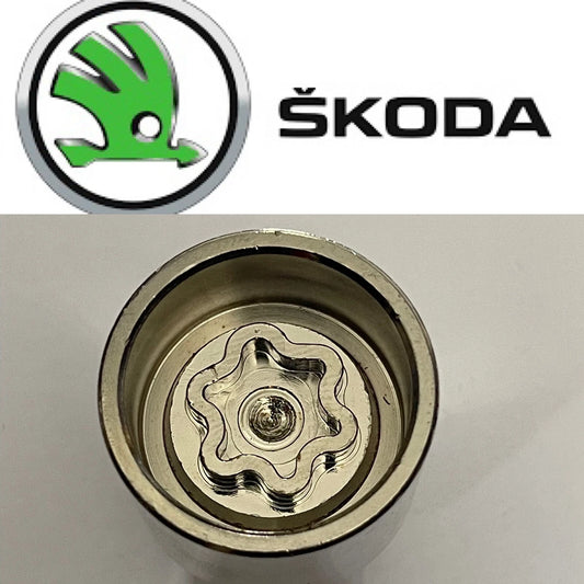 SKODA LOCKING WHEEL NUT KEY - LETTER X - CODE 779 - LRBFS LTD