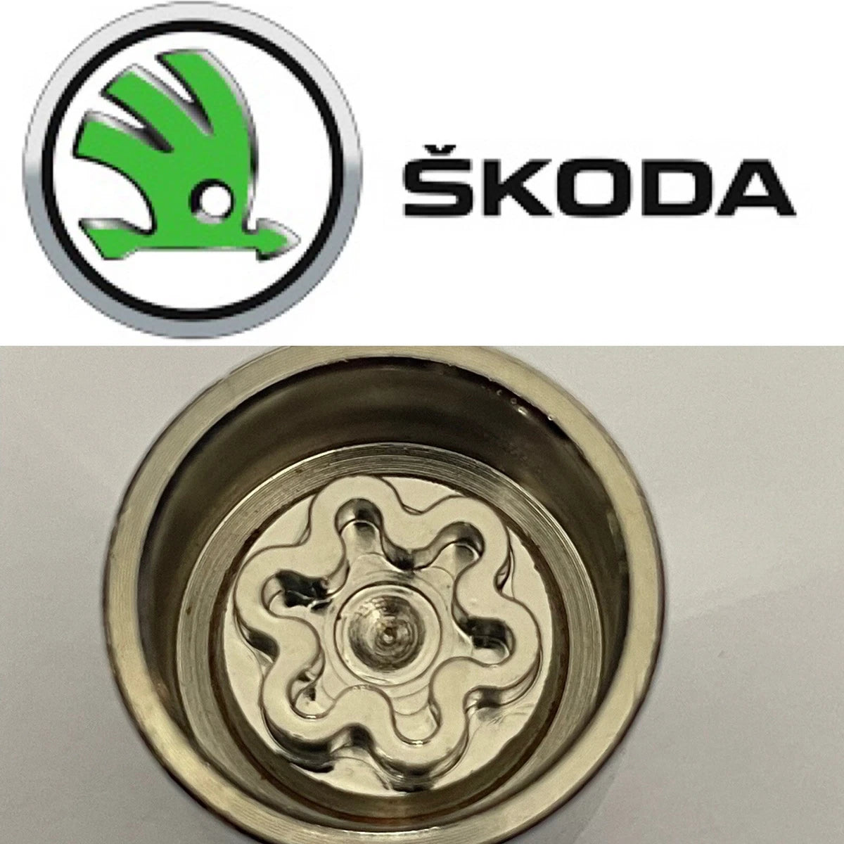 SKODA LOCKING WHEEL NUT KEY - LETTER E - CODE 765 - LRBFS LTD