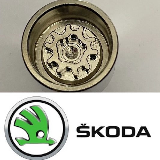 SKODA LOCKING WHEEL NUT KEY - LETTER Z - CODE 780 - LRBFS LTD