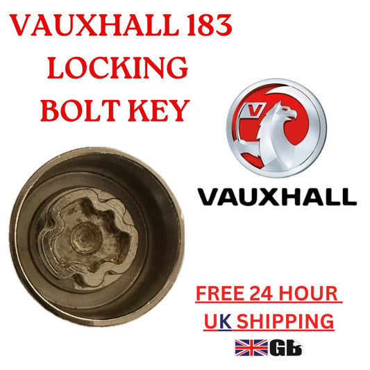 VAUXHALL LOCKING WHEEL NUT KEY - 183 - LRBFS LTD