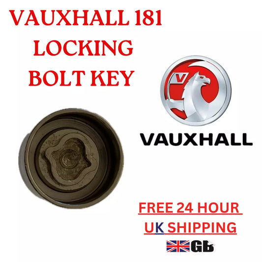 VAUXHALL LOCKING WHEEL NUT KEY - 181 - LRBFS LTD