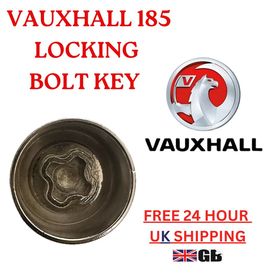 VAUXHALL LOCKING WHEEL NUT KEY - 185 - LRBFS LTD