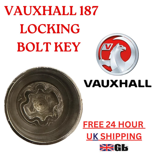 VAUXHALL LOCKING WHEEL NUT KEY - 187 - LRBFS LTD