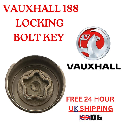 VAUXHALL LOCKING WHEEL NUT KEY - 188 - LRBFS LTD