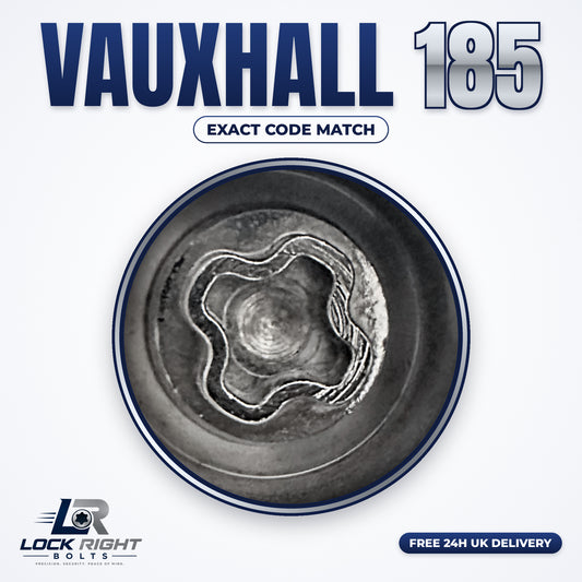 VAUXHALL locking wheel key 185 - Lock Right Bolts
