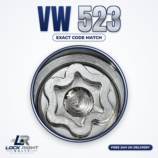 VOLKSWAGEN locking wheel key 523 - Lock Right Bolts