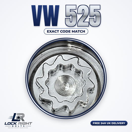 VOLKSWAGEN locking wheel key 525 - Lock Right Bolts