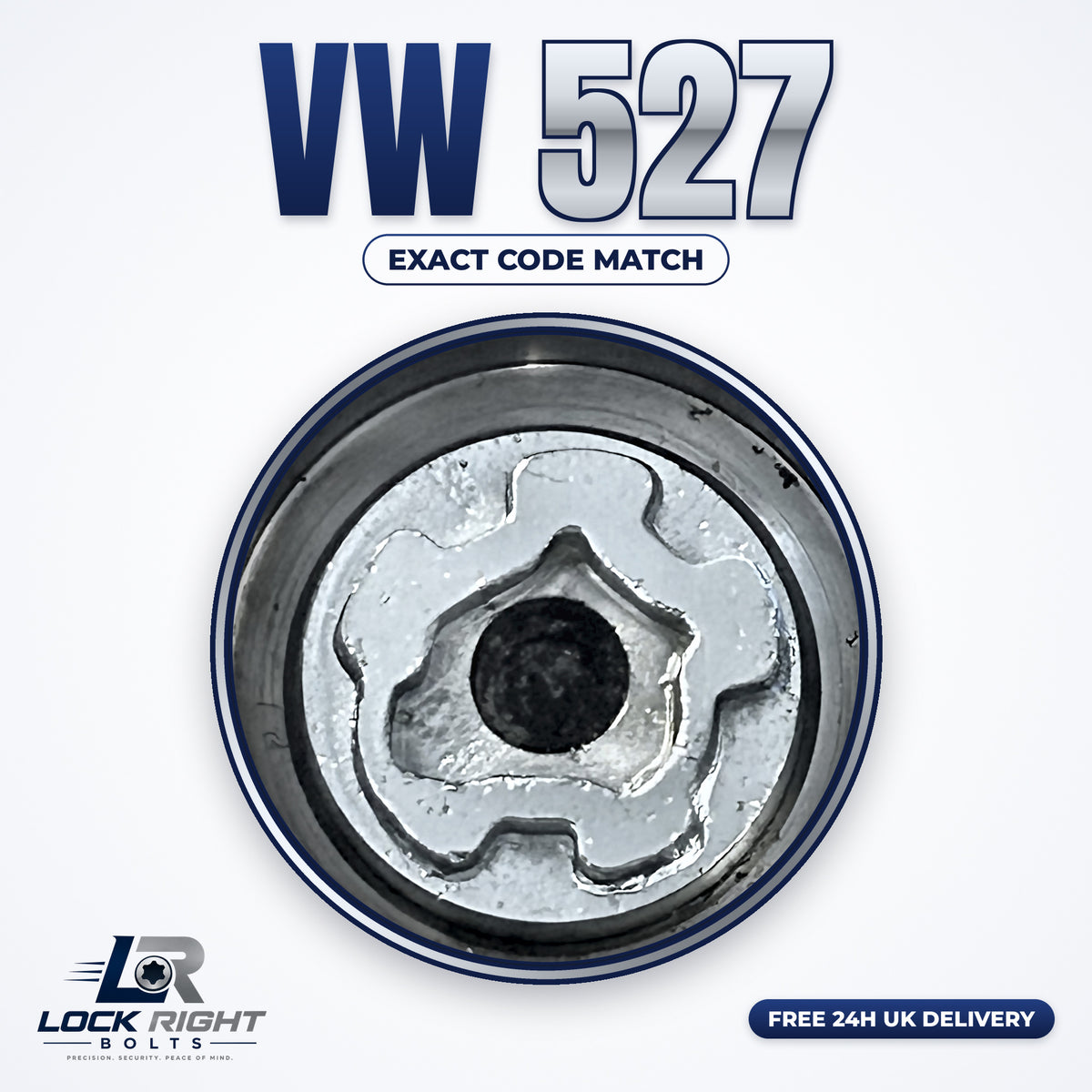 VOLKSWAGEN locking wheel key 527 - Lock Right Bolts