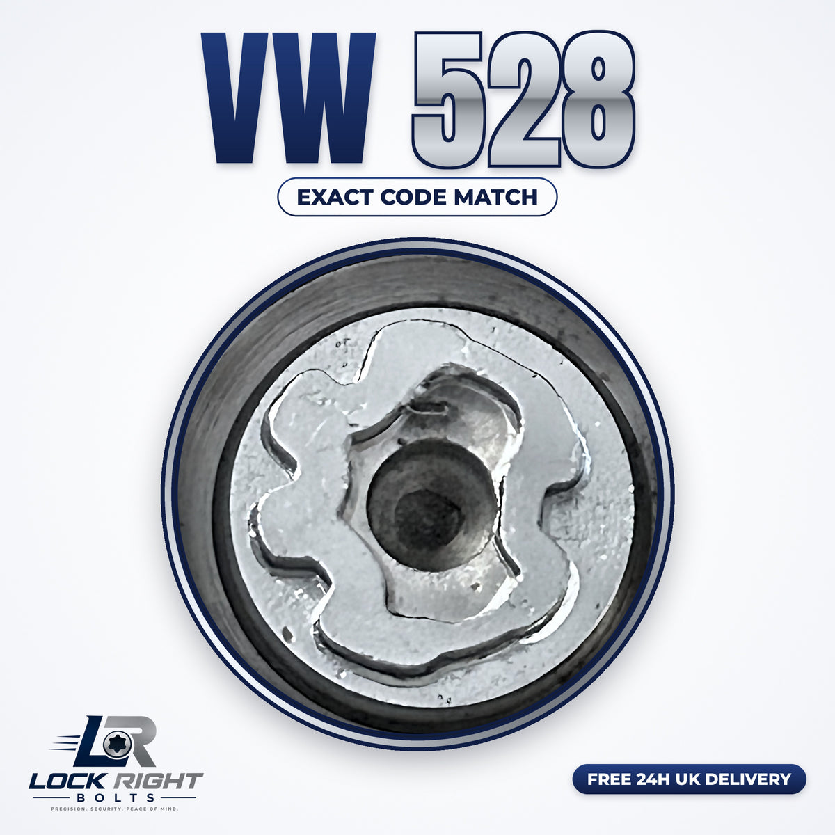 VOLKSWAGEN locking wheel key 528 - Lock Right Bolts
