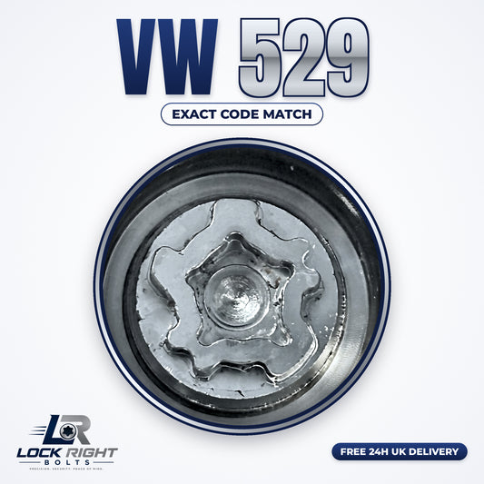 VOLKSWAGEN locking wheel key 529 - Lock Right Bolts
