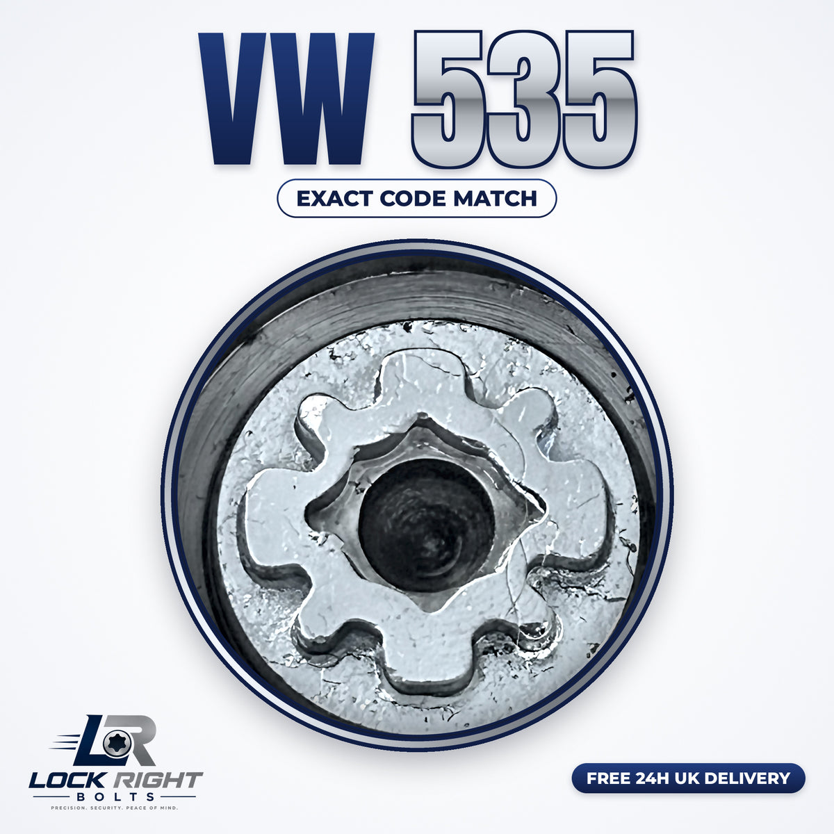 VOLKSWAGEN locking wheel key 535 - Lock Right Bolts