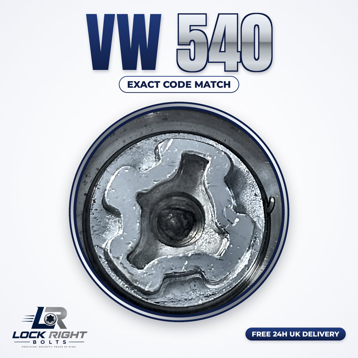 VOLKSWAGEN locking wheel key 540 - Lock Right Bolts